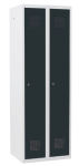 Garderobekast SQ Classic, antraciet, 2-koloms, 2-deurs, 180*60*50 cm