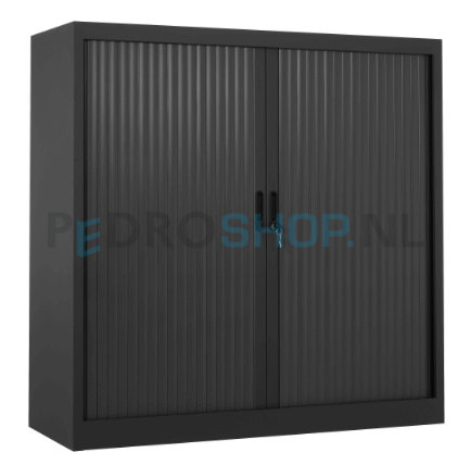 Roldeurkast PDC 120-120, 120*120*45, 3 legborden, antraciet