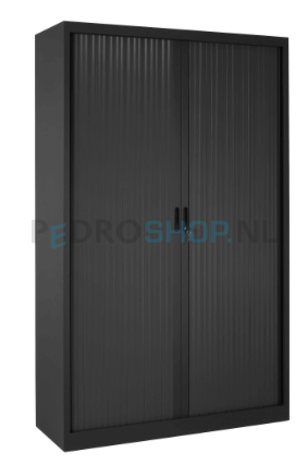 Extra diepe roldeurkast PDC-195-120-66, 195*120*66, 4 legborden, antraciet